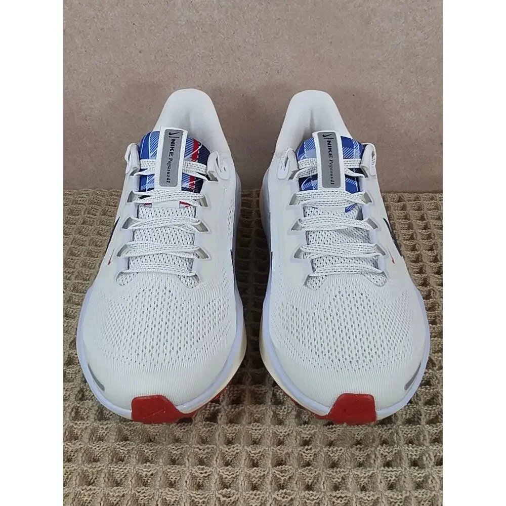 Nike Air Zoom Pegasus 41 GS 6.5Y (Fits Women’s 8) White Midnight Navy Soft Pearl